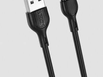 XO NB200 ΚΑΛΩΔΙΟ ΦΟΡΤΙΣΗΣ 2.1A LIGHTNING, ΜΑΥΡΟ, 1m