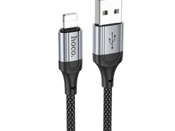 HOCO X102 ΚΑΛΩΔΙΟ ΦΟΡΤΙΣΗΣ LIGHTNING, ΜΑΥΡΟ
