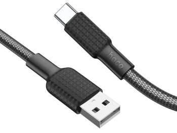 HOCO X69 JAEGER ΚΑΛΩΔΙΟ ΦΟΡΤΙΣΗΣ , USB ΣΕ TYPE-C , ΜΑΥΡΟ/ΛΕΥΚΟ