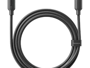 BASEUS FOAMED SILICONE, ΚΑΛΩΔΙΟ ΓΡΗΓΟΡΗΣ ΦΟΡΤΙΣΗΣ, TYPE-C ΣΕ LIGHTNING, 20W, 1M, ΜΑΥΡΟ