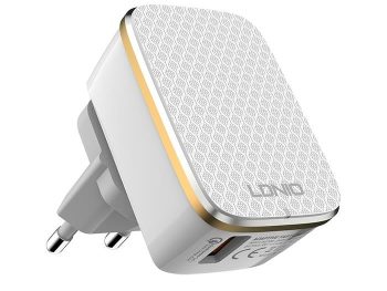 LDNIO A1204Q ΦΟΡΤΙΣΤΗΣ QC3.0 1 PORT + 1M MICRO USB CABLE, 18W